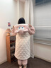 歐詩(shī)帛冬季天三層夾棉孕婦裝月子服大碼睡袍女珊瑚絨加絨加厚睡衣家居服 53013女狐貍【加絨加厚蓄熱保暖】 女L碼（建議體重100-120斤） 曬單實(shí)拍圖