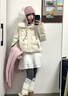 妙奕嘉棉服女士外套秋冬季2025年新款洋氣小個(gè)子棉襖棉衣短款高級感學(xué)生 甜美波點(diǎn)白色毛絨領(lǐng)棉服 均碼 【建議115斤內】 曬單實(shí)拍圖