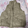 雅鹿秋冬新品韓版短款純色羽絨馬甲女新款寬松外穿馬夾保暖背心女裝 卡其色 M (160) 約95-120斤 曬單實(shí)拍圖