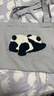 野獸派家居（tbh）野獸派帆布袋PANDA POMPOM熊貓系列手提袋全棉刺繡購物袋 熊貓嘭嘭 PANDA POMPOM 帆布袋 曬單實(shí)拍圖