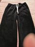 真維斯（Jeanswest）真維斯加絨雪尼爾闊腿褲女秋冬季2025新垂感休閑燈芯絨直筒褲子 曬單實(shí)拍圖