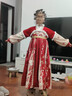芭米諾漢服女童冬季中國風(fēng)唐裝女孩過(guò)新年裙子冬裝兒童拜年服 裙子 140 曬單實(shí)拍圖