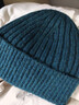 優(yōu)衣庫男裝女裝HEATTECH針織帽子毛線(xiàn)帽防寒保暖481257 55 青綠色 均碼（45cm） 曬單實(shí)拍圖