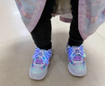 Skechers斯凱奇兒童寶寶鞋軟底舒適女童跑步鞋小童魔術(shù)貼閃燈鞋303260N 曬單實(shí)拍圖