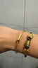 周生生新年禮物足金圓棍(磨砂)黃金手鐲女素圈90343K計價(jià)07圈11.8克 曬單實(shí)拍圖