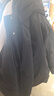 龍牙隱之火獅中長(cháng)款風(fēng)衣羽絨服加強版連帽鵝絨保暖運動(dòng)休閑戶(hù)外通勤 極夜黑 XL 185/104A （重170-190斤） 曬單實(shí)拍圖