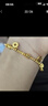 六福珠寶足金錢(qián)多多銅錢(qián)掛墜黃金手鏈碎碎冰金珠手串 計價(jià) L19G0002DS 10.59克(含工費1070元) 曬單實(shí)拍圖