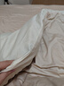 潔帛（JIEBO）100%純棉四件套A類(lèi)100支新疆長(cháng)絨棉雙人床笠款米白 曬單實(shí)拍圖
