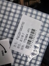 杉杉【純棉磨毛】襯衫男長(cháng)袖新款休閑商務(wù)全棉格子襯衣 藍白格子 41 曬單實(shí)拍圖