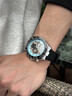 歐利時(shí)（OLEVS）手表男機械表男士手表全自動(dòng)多功能夜光防水瑞士認證十大品牌男表 銀色藍面 【夜光防水】【終身質(zhì)?！?曬單實(shí)拍圖