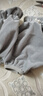 秋冬可愛(ài)防污袖套女白色羽絨服套袖工作防臟兒童袖頭學(xué)生護袖短款 灰色 曬單實(shí)拍圖