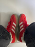 阿迪達斯（adidas）（adidas）三葉草男女鞋GAZELLE INDOOR低幫休閑鞋IF1808紅白35.5 曬單實(shí)拍圖