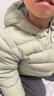 嘟嘟家寶寶羽絨服新年輕薄兒童白鴨絨保暖男童連帽外套過(guò)年衣服 綠色120 曬單實(shí)拍圖