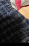 森馬（Semir）商場(chǎng)同款|半身裙女冬季毛呢格紋A字裙含羊毛2025短裙101725120001 曬單實(shí)拍圖