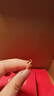 中國黃金（CHINA GOLD）滿(mǎn)天星黃金情侶戒指999足金對戒平安夜圣誕節禮物送男女朋友老婆 金重約1.7g【足金女戒】 曬單實(shí)拍圖