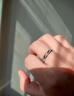 BJYL刻字磨砂戒指男潮流韓版單身食指戒指簡(jiǎn)約個(gè)性尾戒子送男友禮物 默認發(fā)美9號 曬單實(shí)拍圖