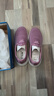 回力女鞋媽媽鞋秋冬季一腳蹬軟底運動(dòng)老北京布鞋 0603 絳紫 38 曬單實(shí)拍圖