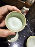 周澤堂[新年禮物] 粉青汝窯茶杯 景德鎮陶瓷主人杯高檔男士個(gè)人泡茶專(zhuān)用 禪定小杯65ml 曬單實(shí)拍圖