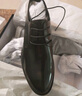 百麗男鞋商務(wù)正裝皮鞋休閑增高軟底真皮鞋10503AM0 黑色-經(jīng)典版 42 曬單實(shí)拍圖