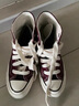 匡威（Converse）官方 All Star復古帆布鞋圣誕休閑高幫紅色M9613C M9613C 37 曬單實(shí)拍圖