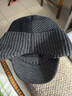ZEYAUP中老年人帽子男士冬季保暖護耳老頭爸爸爺爺加絨加厚針織羊毛線(xiàn)帽 深灰 均碼（只有帽子） 曬單實(shí)拍圖