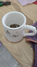 PAKCHOICE茶杯茶水分離陶瓷杯帶蓋辦公室杯羊脂玉水杯送長(cháng)輩父親禮物泡茶杯 曬單實(shí)拍圖