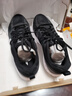 李寧休閑慢跑鞋男鞋夏季網(wǎng)面透氣輕便百搭跑步運動(dòng)鞋 黑色/標準白-2 （店長(cháng)推薦） 42 曬單實(shí)拍圖