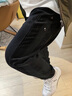 啄木鳥(niǎo)（TUCANO）潮牌休閑褲男美式痞帥高級感褲子秋冬季束腳運動(dòng)褲加絨空氣層男褲 B575黑色加絨加厚 XL 【120-140斤】 曬單實(shí)拍圖