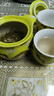 雙層茶壺家用功夫茶杯高檔茶具整套大號容量單泡茶壺帶過(guò)濾網(wǎng)茶水 雙層-皇龍一壺六杯 曬單實(shí)拍圖