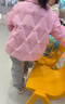MiniPeace太平鳥(niǎo)童裝冬新女童羽絨服FBACF4131 優(yōu)雅粉 120cm 曬單實(shí)拍圖