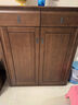 光明家具 實(shí)木鞋柜客廳儲物柜簡(jiǎn)約水曲柳隔斷柜 2651 鞋柜 曬單實(shí)拍圖