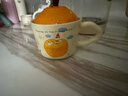 飛遇可愛(ài)系列 橘子女孩陶瓷馬克杯子女帶蓋330ml實(shí)用精致女生日禮物 曬單實(shí)拍圖