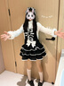 TO ALICE【To Alice】熊之原創(chuàng  )lolita古早昭和蛋糕三層裙擺背帶裙襯衫套裝 C8637黑色背帶裙 S 曬單實(shí)拍圖