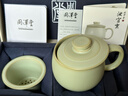 周澤堂[新年禮物] 粉青汝窯辦公杯 景德鎮陶瓷高檔男士個(gè)人泡茶水分離 曬單實(shí)拍圖
