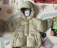 巴拉巴拉童裝寶寶羽絨服三防男童冬裝女童連帽外套萌趣2025新款面包服外套 黃色鴨鴨31004-白鴨絨 110 充絨量67g 曬單實(shí)拍圖