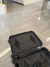 新秀麗（Samsonite）CURV材質(zhì)超輕盈堅韌旅行拉桿箱時(shí)尚男女出差行李箱 新款鉆石箱KM1 黑色 20英寸 可擴展 曬單實(shí)拍圖
