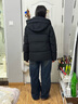 太平鳥(niǎo)女裝羽絨服多格puff女冬裝加厚外套簡(jiǎn)約D 黑色【五格】 S 曬單實(shí)拍圖