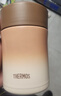 膳魔師（THERMOS）燜燒杯壺罐保溫杯桶飯盒470毫升大容量帶泄氣閥TCLA-470S-BR 曬單實(shí)拍圖
