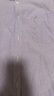 羅蒙（ROMON）純棉牛津紡長(cháng)袖襯衫男春秋中青年時(shí)尚職業(yè)工裝襯衣1085紫色41 曬單實(shí)拍圖
