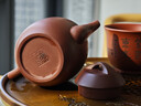 藏壺天下 宜興紫砂壺茶具純手工泡茶壺單壺原礦底槽清全手工刻繪秦權壺 清風(fēng)秦權 曬單實(shí)拍圖
