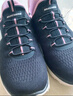 斯凱奇（Skechers）新年禮物閃穿鞋女鞋冬季健步鞋一腳蹬運動(dòng)跑步鞋軟底休閑鞋150284 曬單實(shí)拍圖