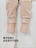 babylove嬰兒腳套秋冬奧粒絨保暖小襪子寶寶外出鞋套百搭毛絨襪套 巖沙色 6-12月 （10.5cm） 曬單實(shí)拍圖
