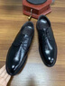 啄木鳥(niǎo)皮鞋男款真皮商務(wù)正裝通勤上班男士?jì)仍龈呒忸^德比鞋結婚鞋子 黑色 42 曬單實(shí)拍圖