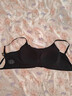 都市麗人內衣女帶胸墊無(wú)鋼圈美背大露背文胸防走光打底百搭運動(dòng)胸罩低調黑 曬單實(shí)拍圖