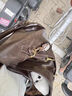 GIOIO美拉德復古雙肩包可背挎包包女大容量單肩包托特包秋冬百搭通勤包 【咖色包包 無(wú)掛件】長(cháng)36高29厚13cm 可斜跨/雙肩 曬單實(shí)拍圖