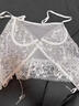 浪莎情趣內衣性感深V聚攏吊帶蕾絲免脫馬甲束身連體網(wǎng)衣激情制服套裝 曬單實(shí)拍圖