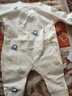 童顏嬰兒連體衣春秋冬季純棉新生兒衣服初生寶寶蝴蝶哈衣和尚服 2件套 曬單實(shí)拍圖