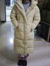 坦博爾冬季新款羽絨服女長(cháng)款連帽加厚保暖面包服美拉德外套潮流休閑上衣 布蕾黃 S (160) 曬單實(shí)拍圖