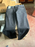 柒牌商場(chǎng)同款高端男士牛仔褲直筒寬松加絨加厚春秋厚褲子 3789藍黑色【秋冬】 厚款 36 碼【建議160-170斤】 曬單實(shí)拍圖