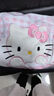 新款三麗鷗HelloKitty兔毛毛巾繡印加繡卡通少女加厚牛奶絨四件套 絨貼布繡-粉格愛(ài)心KT【加厚保暖】 【床單款】1.8四件套-被套200x230 曬單實(shí)拍圖